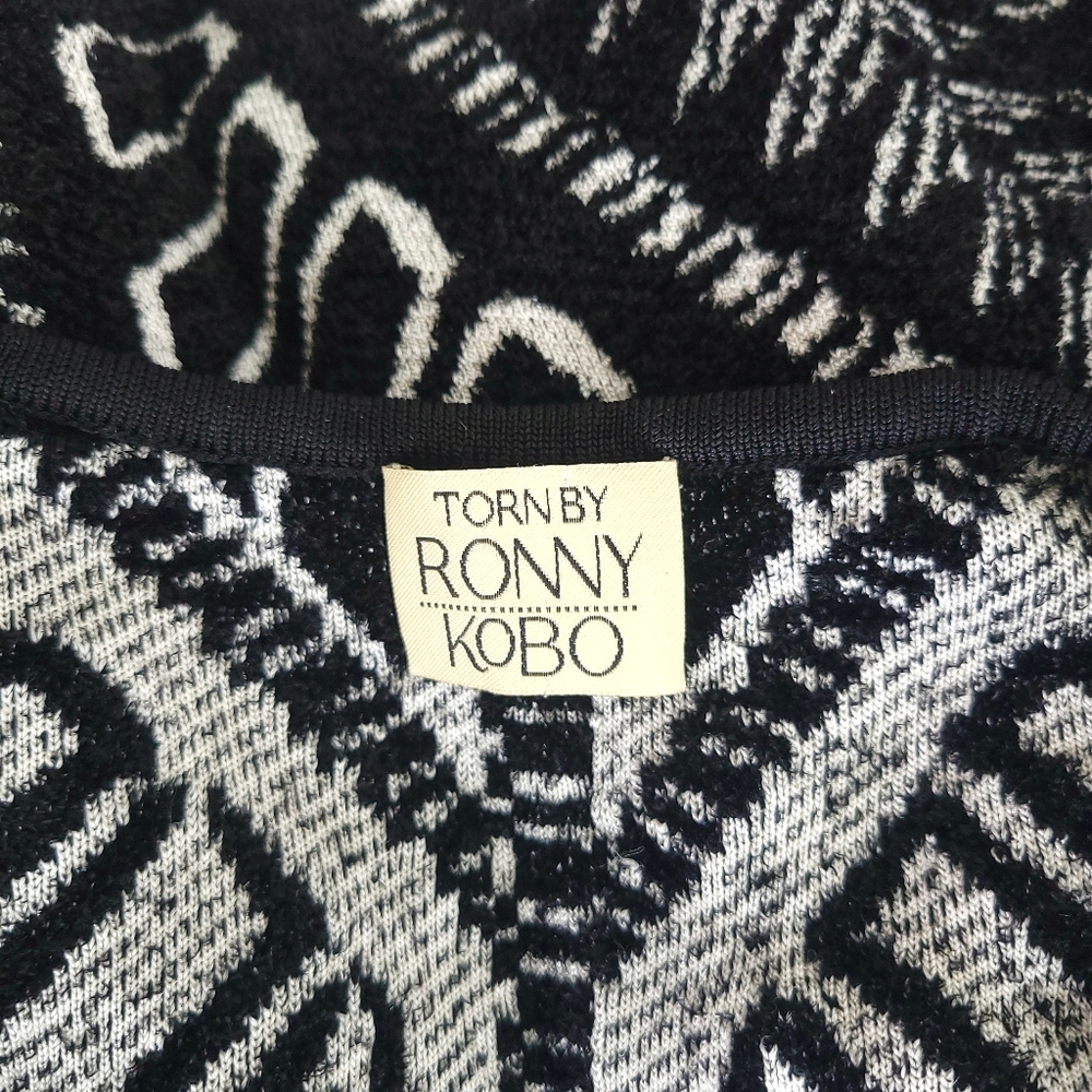 Torn By Ronny Kobo Vivienne Y2K Jacquard Knit Mini Dress - Picture 4 of 11